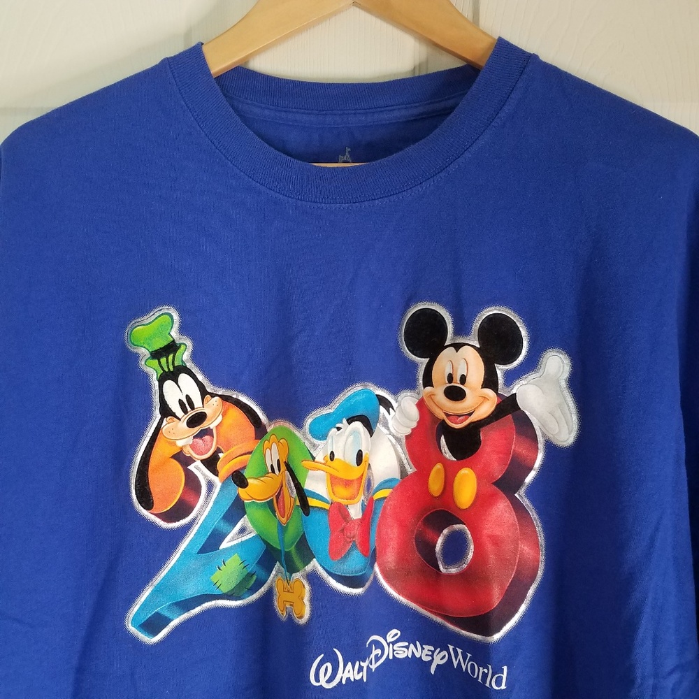 2008 Walt Disney World Men's Size 2XL XXL T-SHIRT